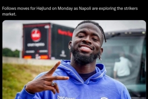 罗马诺：那不勒斯与阿洛科达尔取得联系，后者是上赛季比甲金靴奖